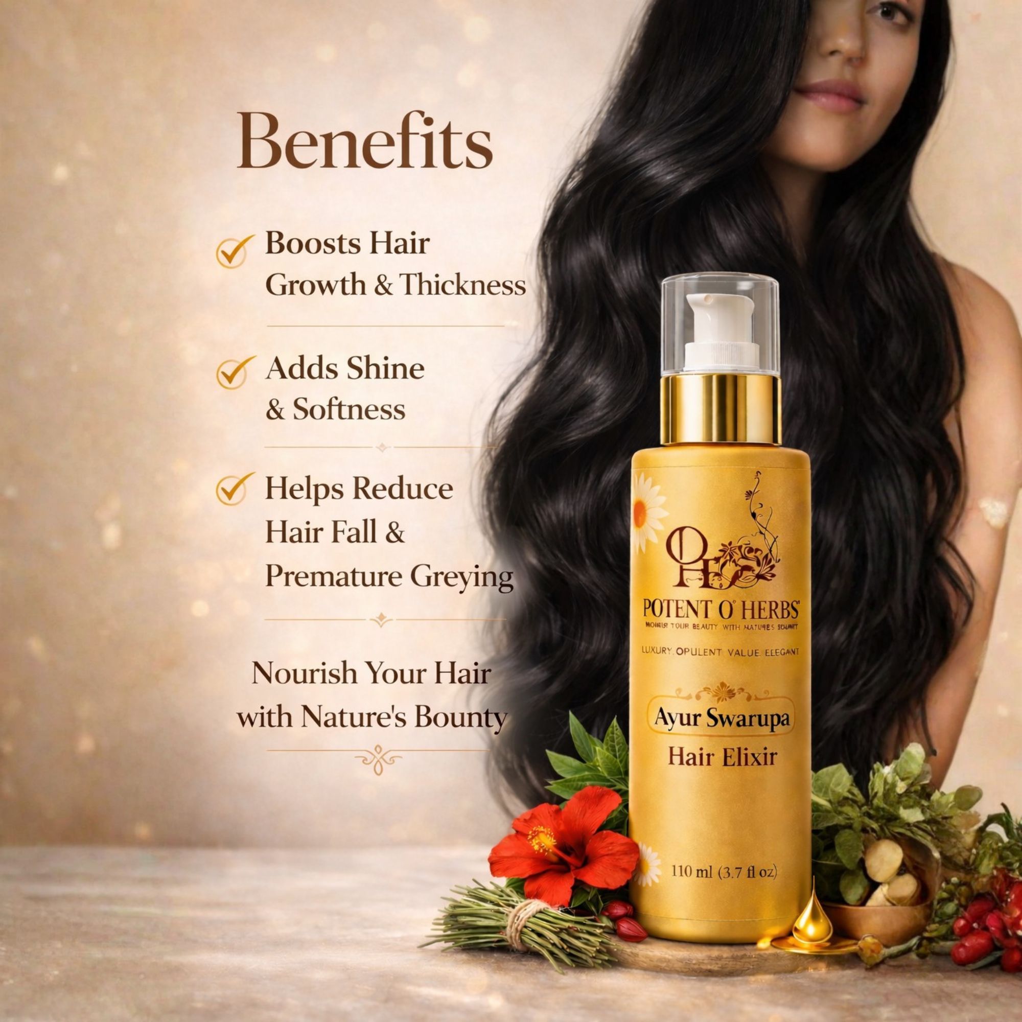 Ayur Swarupa Hair Elixir - Image 3