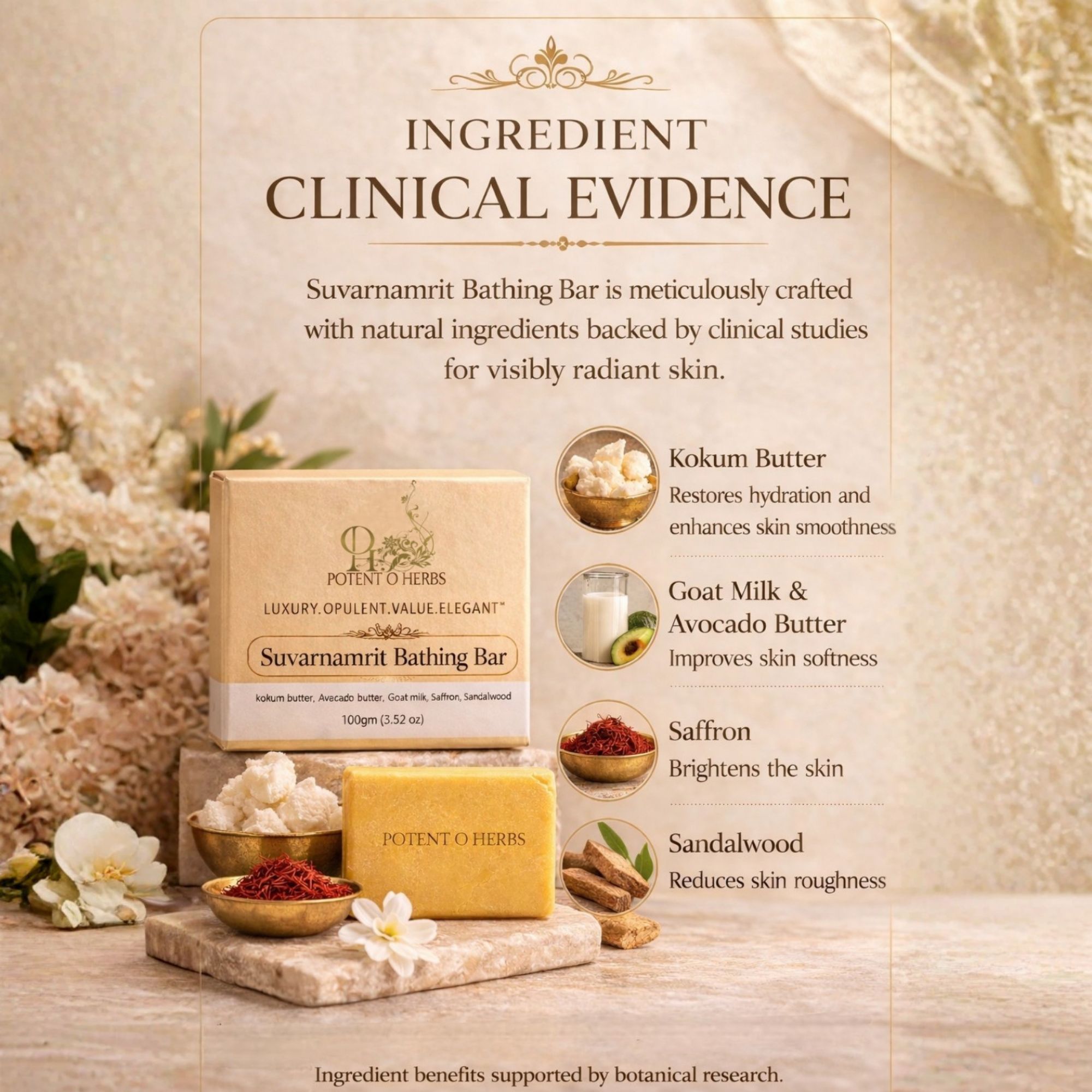Suvarnamrit Bathing Bar - 100 gm - Image 5