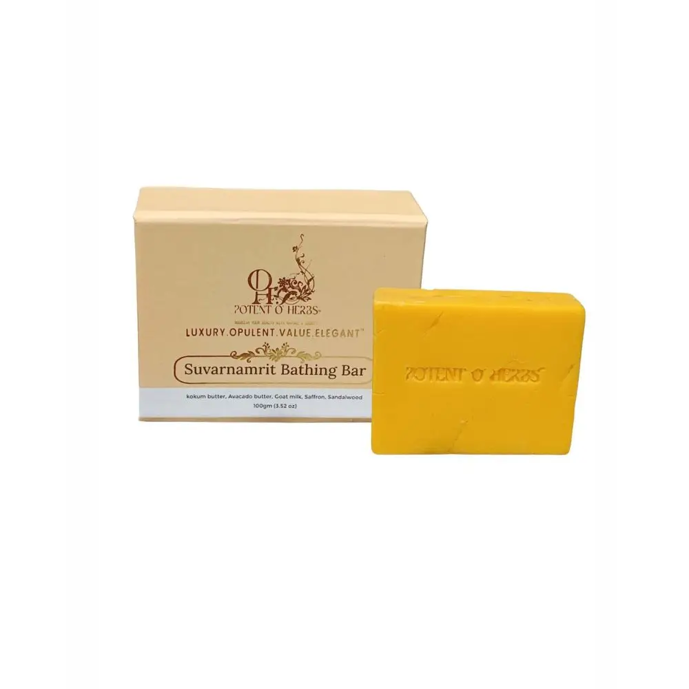 00_Suvarnamrit Bathing Bar-100GM_1000by1000px Potent O’ Herbs Suvarnamrit Bathing Bar 100gm