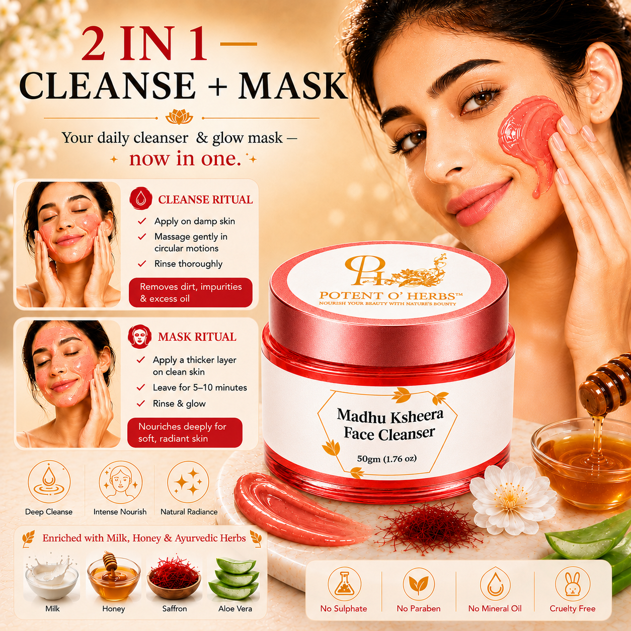 Madhu Ksheera Face Cleanser - Image 6