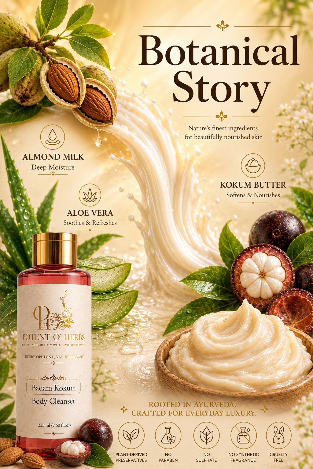 Badam Kokum Body Cleanser - Image 4