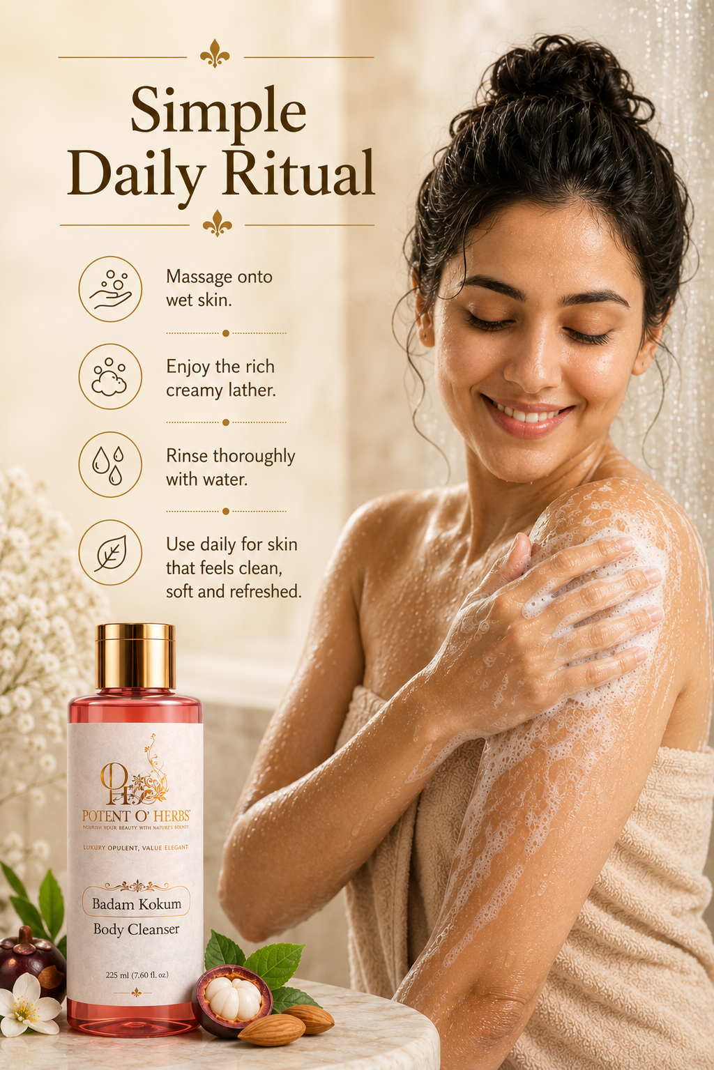 Badam Kokum Body Cleanser - Image 6