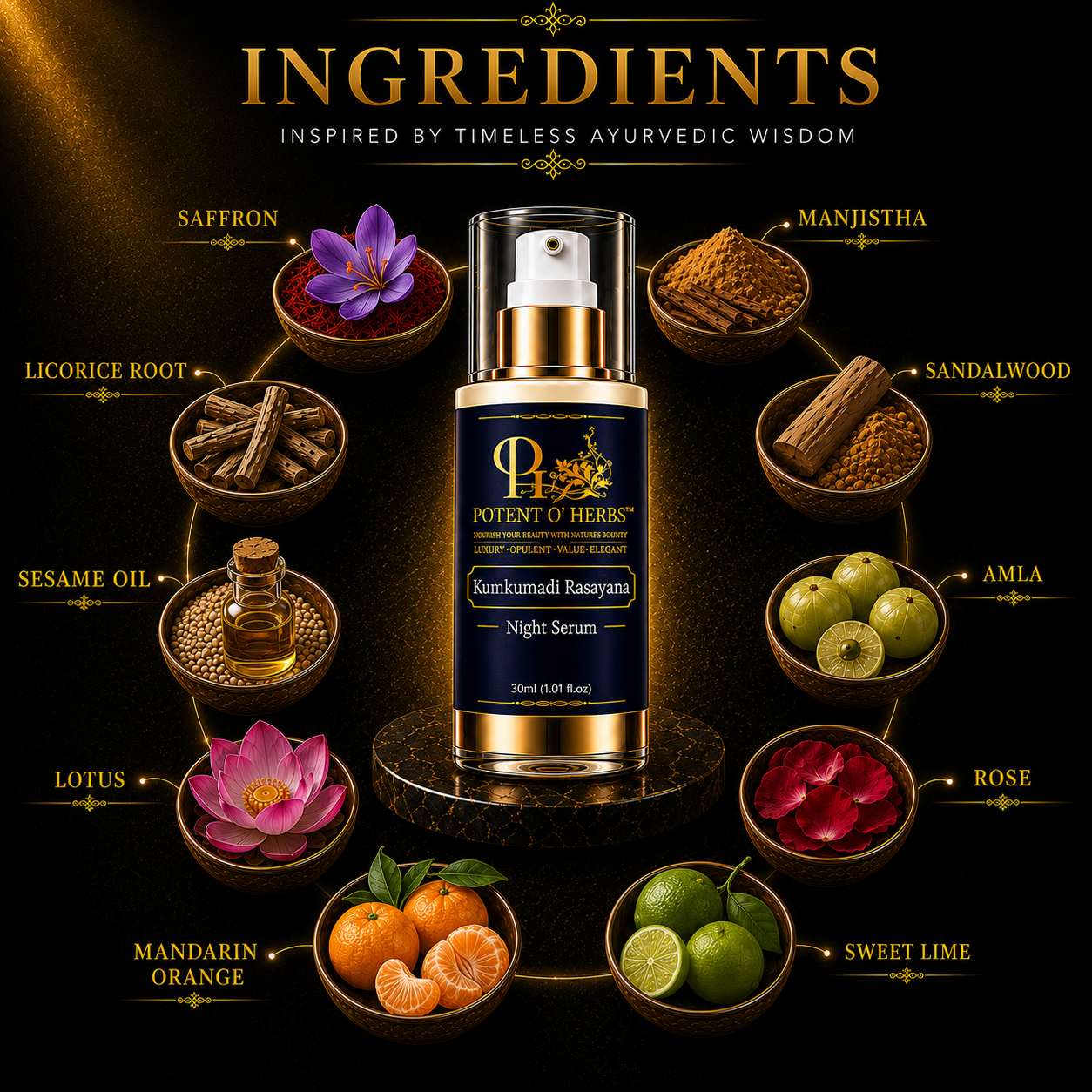 Kumkumadi Rasayana Night Serum - Image 5