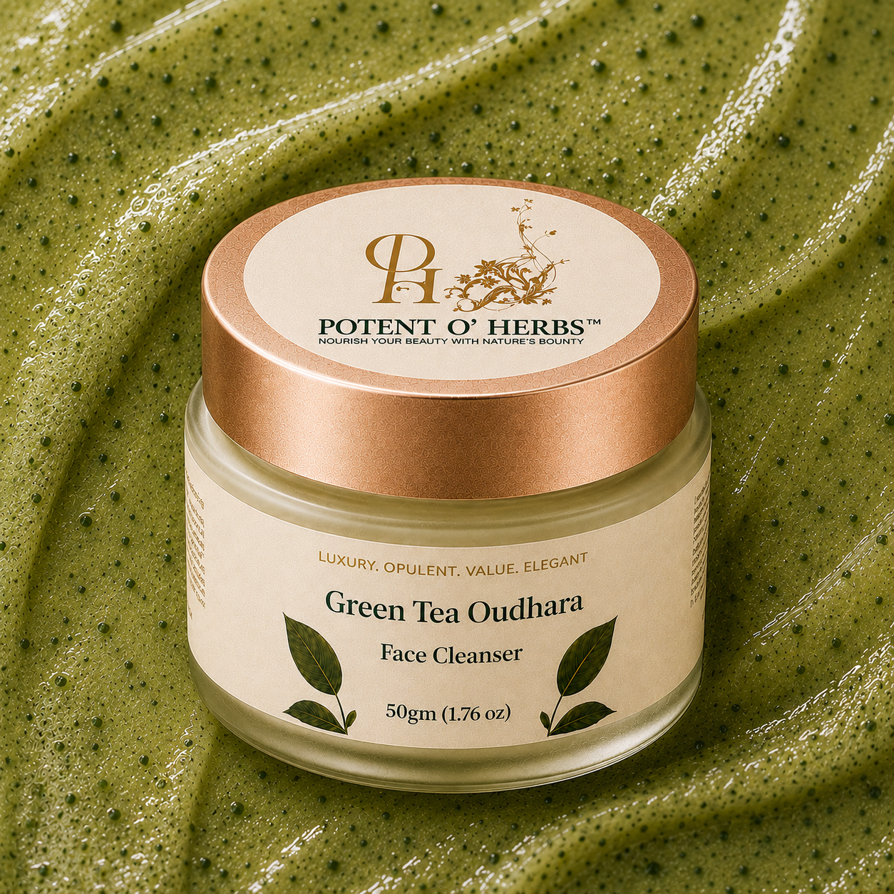 Green Tea Oudhara Face Cleanser - Image 2
